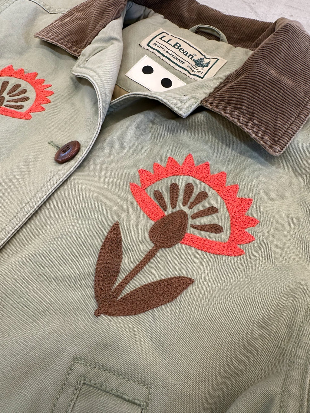 LL Bean Barn Jacket - Light Green