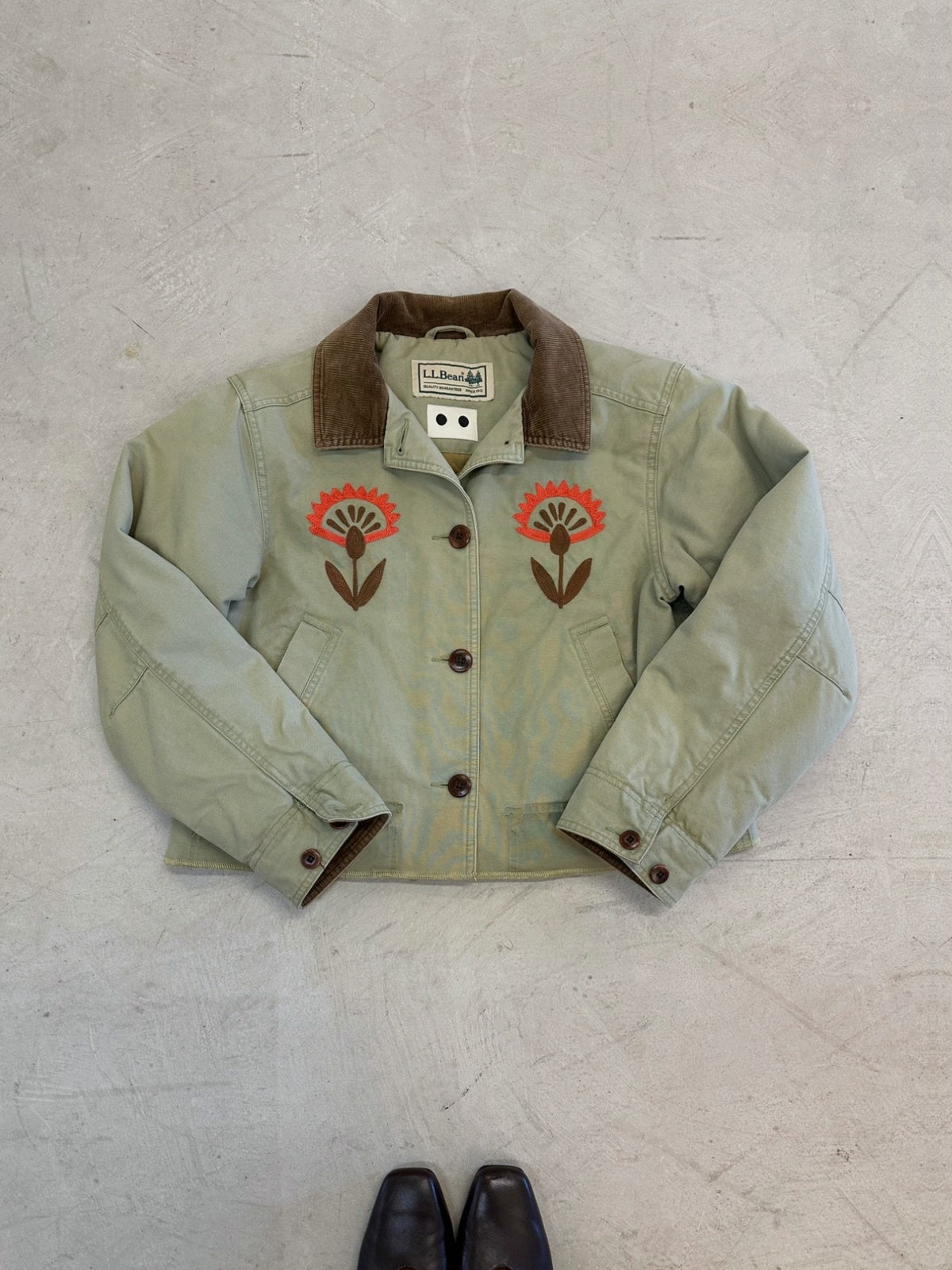 LL Bean Barn Jacket - Light Green